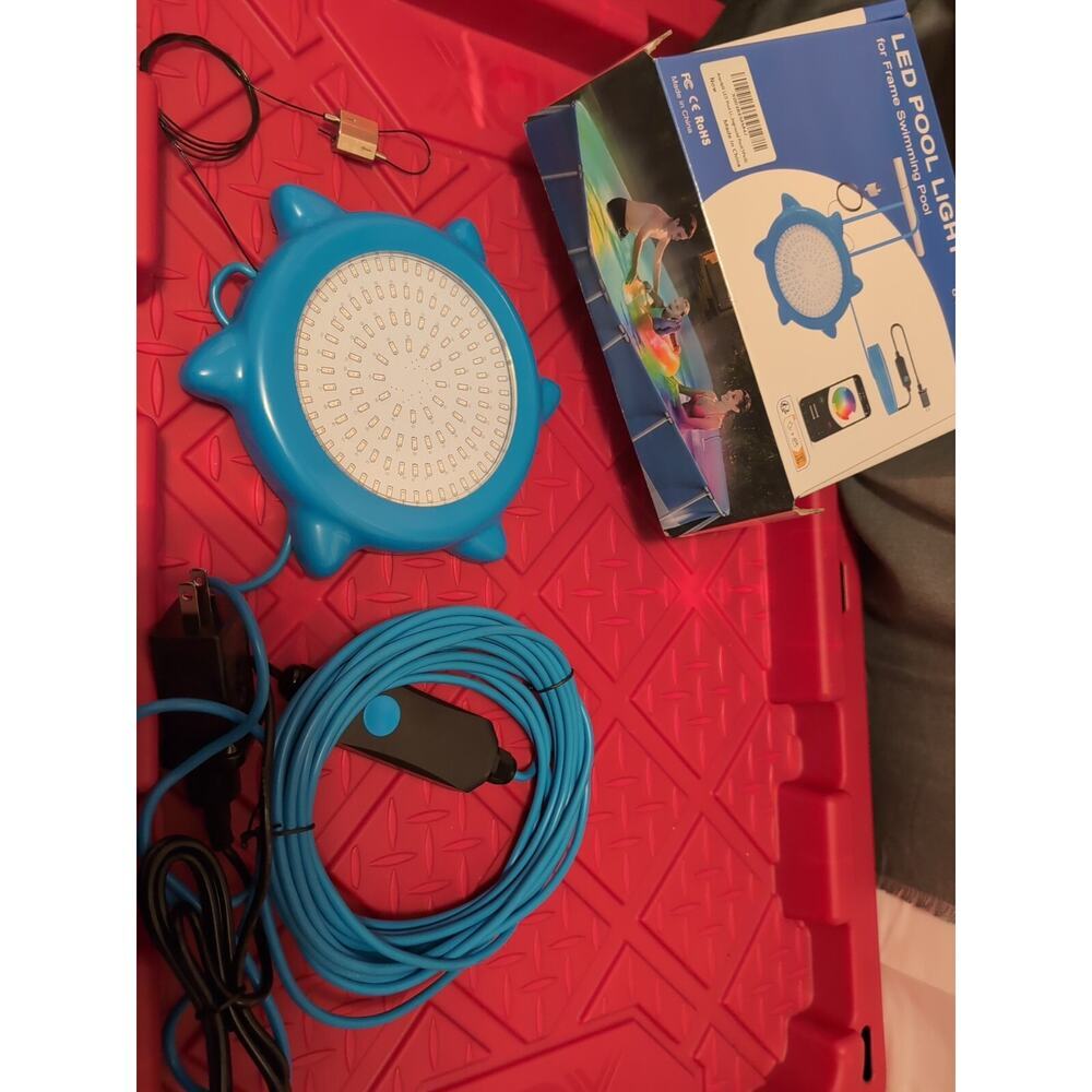 Anerbili LED Pool Light For Frame Swimming Pool Tested New